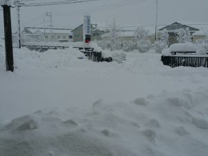 事務所入り口から撮影